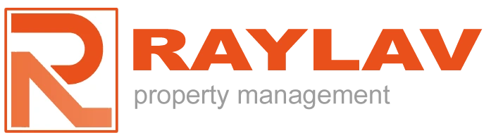 RAYLAV Property Management logo representing trusted residential and commercial property management services across Kenya.