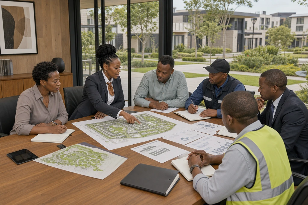 Estate management consultation focused on operational planning, maintenance schedules, and community development.