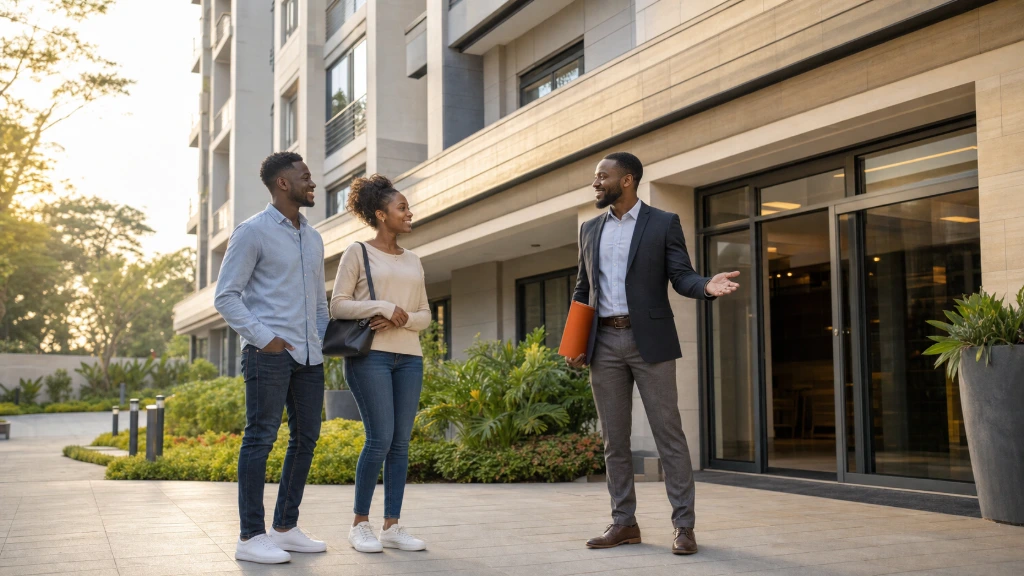 Prospective tenants viewing available residential properties professionally managed by RAYLAV Property Management in Nairobi.