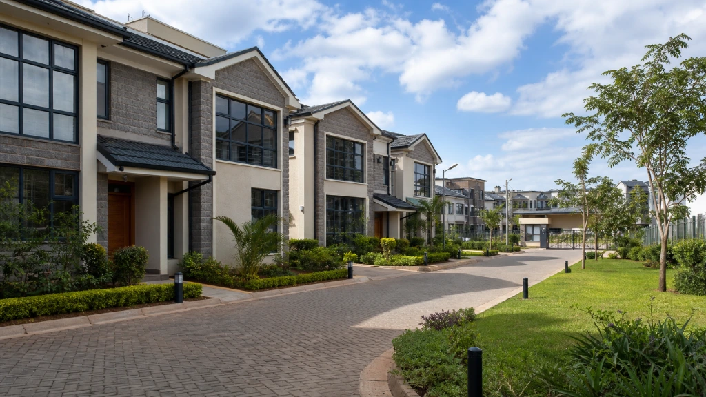Residential apartment complex featuring well-maintained rental homes managed by RAYLAV Property Management.